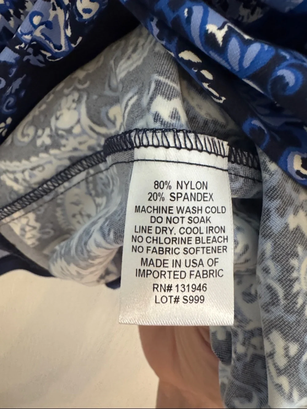 Jude Connally Tara Top Blue Floral Print - Picture 5 of 5